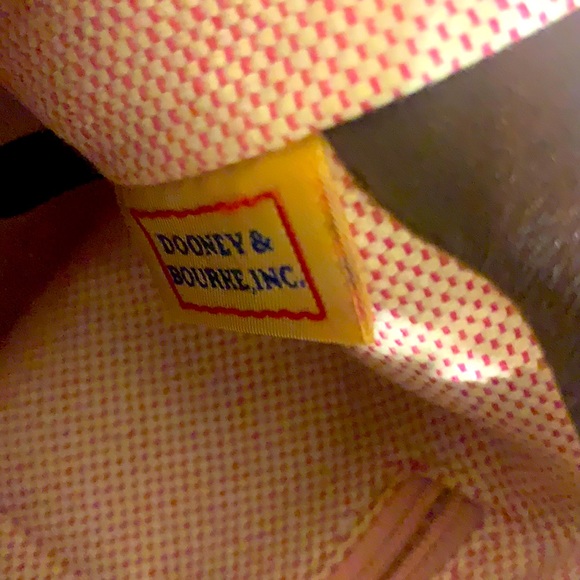 DOONEY & BOURKE BROWN LEATHER GIRAFFE PRINT PURSE SMALL BUCKET SHOULDER BAG - Picture 7 of 15